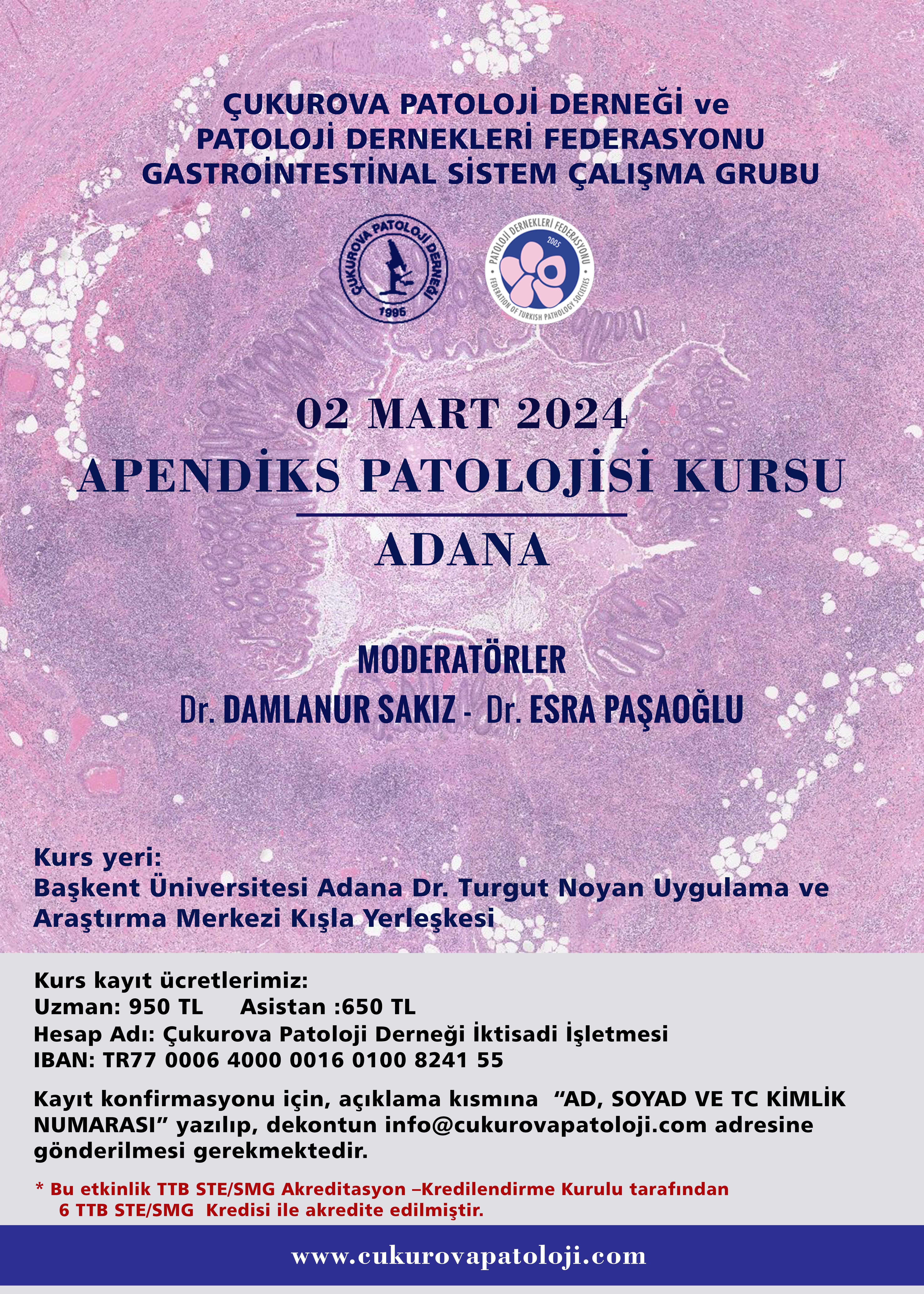 Apendiks Patolojisi Kursu; Kendi Küçük Gizemi Büyük